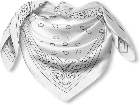 White Bandanas by Dozen 12 Pack for Women and Men in Saudi Arabia