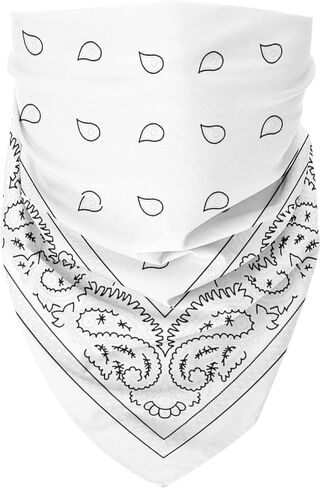 White Bandanas by Dozen 12 Pack for Women and Men in Saudi Arabia