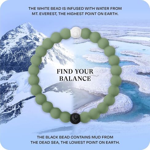 Lokai Bead Bracelets for Women & Men, The Cause Collection - Support Breast Cancer, Diabetes, Autism, & Alzheimer's Awareness - Animal Rescue & Mental Health Awareness Silicone Beaded Bracelet in Saudi Arabia