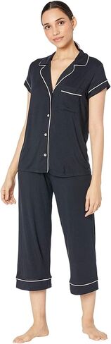 Eberjey Gisele Short Sleeve and Cropped Pant PJ Set in Kuwait