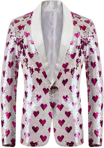 Men Green Blue Gold Leaves Pattern Sequins Blazer in Saudi Arabia
