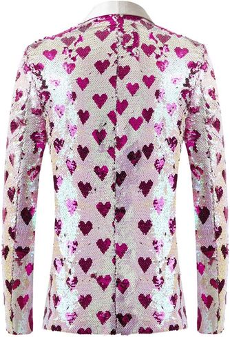 Men Green Blue Gold Leaves Pattern Sequins Blazer in Saudi Arabia