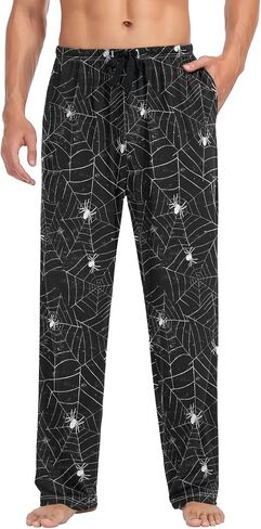 ALAZA Men's Pajama Pants Soft Long Sleep Pants Lounge Pajama Bottoms with Pockets in Saudi Arabia