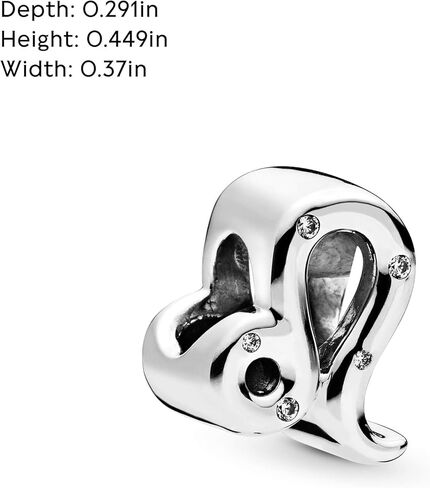 Pandora Moments Women's Sterling Silver Sparkling Leo Zodiac Charm in Saudi Arabia