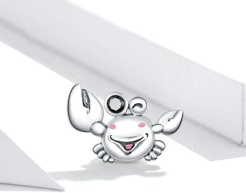 925 Sterling Silver Giraffe Charm Monkey Charm Cow Charm Dog Charm Crab Charm Animal Charm Pet Charm Birthday Charm for Pandora Charm Bracelet in Kuwait