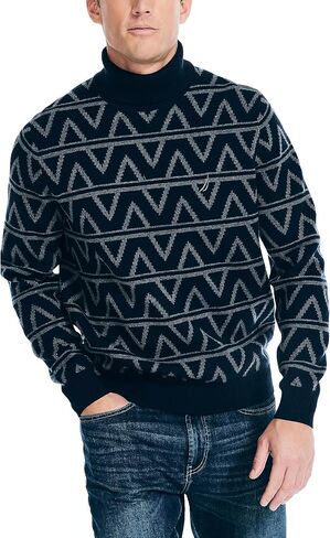 Nautica Men's Sustainably Crafted Turtleneck Sweater in Saudi Arabia