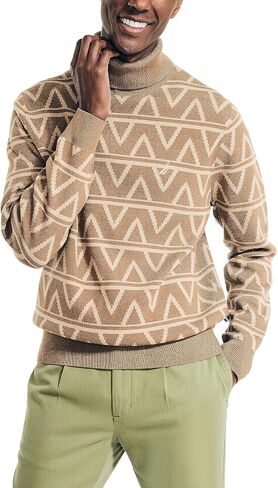 Nautica Men's Sustainably Crafted Turtleneck Sweater in Saudi Arabia