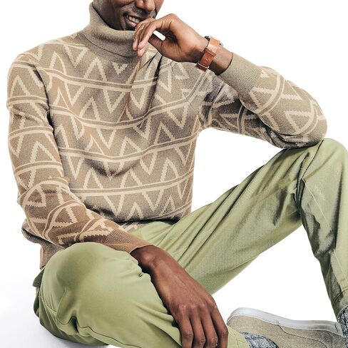 Nautica Men's Sustainably Crafted Turtleneck Sweater in Saudi Arabia