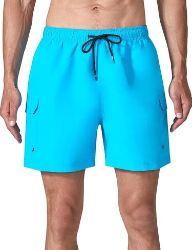 شورت سباحة رجالي من KPSUN سريع الجفاف، شورت سباحة مع بطانة للسباحة على الشاطئ in Kuwait