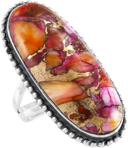 Turquoise Ring Sterling Silver 925 Genuine Gemstones Size 6 to 11 in Saudi Arabia