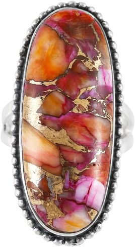 Turquoise Ring Sterling Silver 925 Genuine Gemstones Size 6 to 11 in Saudi Arabia