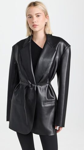 Norma Kamali Women's Oversized Single Breasted Jacket in Saudi Arabia