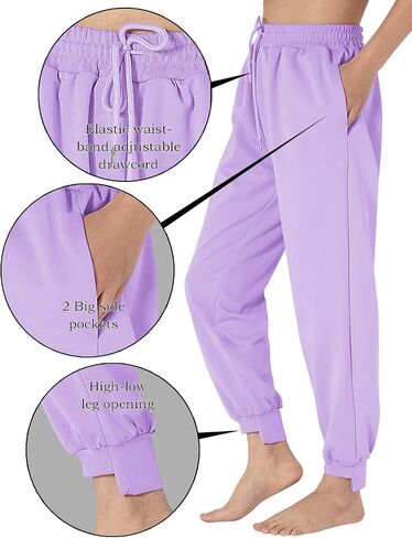 Match Women's Plain Drawstring Jogger Pants #645 in Saudi Arabia