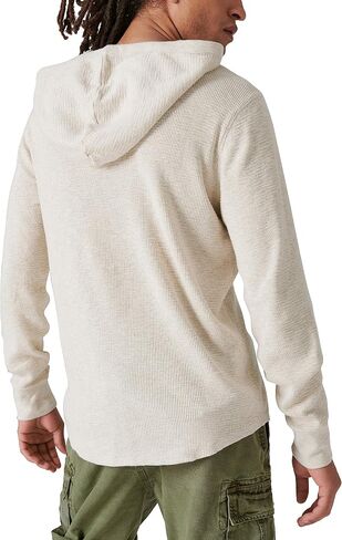Lucky Brand Men's Garment Dye Thermal Hoodley in Saudi Arabia