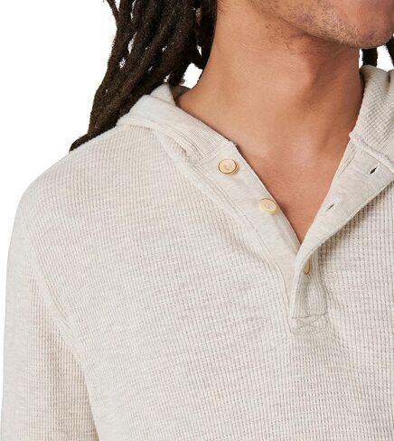 Lucky Brand Men's Garment Dye Thermal Hoodley in Saudi Arabia