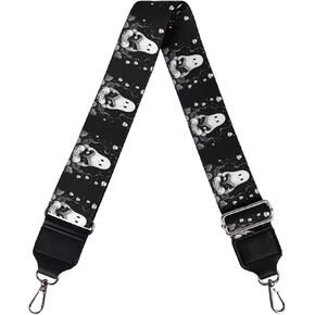 Sunflower Cow Print Padded Shoulder Straps for Bags Heavy Duty Shoulder Straps for Cameras Adjustable Bag Straps with Clips Purse Straps Replacement Crossbody Straps for Women Trendy