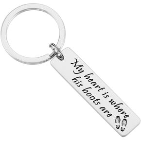 Military Mom Gifts Marines Keychains For Women Us Proud Army Wife Keychain