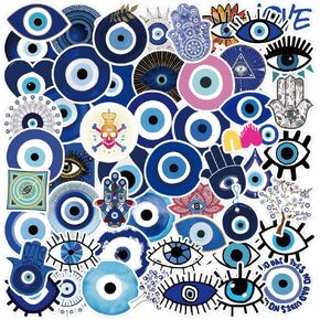 Giantree Evil Eye Graffiti Stickers, 50Pcs New Waterproof Stickers for Laptop Scrapbook Water Bottle Phone Notebooks Diary