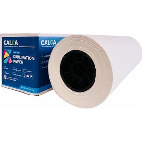 CALCA Sublimation Paper 24in x 164ft Heat Transfer Paper Roll 2" Core Fast Dry Sublimation Paper Roll 95gsm for E*pson F570 for T-Shirts Mugs Fabric DIY