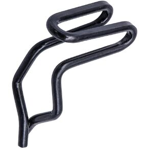 Rexka 25pcs Door Trim Panel Retainer Clip 1-1/8" for Ford Mustang Lincoln Dodge Mercury Chrysler Metal Black 383033-S101