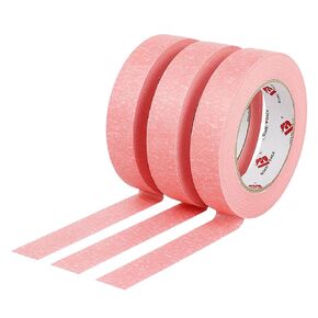 BOMEI PACK Pink Painters Tape 0.94-Inches x 55 Yards, Painters Masking Tape Bulk - Residue-Free and Artisan Grade Wall Trim Tape, 6 Pack