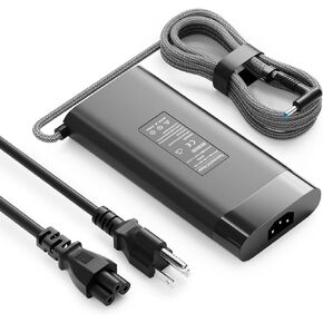 200W Laptop Charger for HP Victus Gaming 15 16 Omen Gaming 15 17 Pavilion 15 17 ZBook Fury Studio 15 17 G10 G9 G8 G7 G6 G5 G3 Envy TPN-DA10 L00818-850 Power Supply Cord AC Adapter