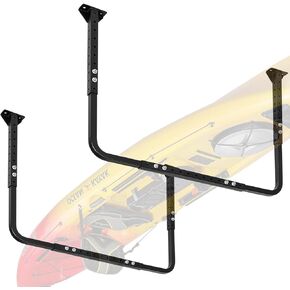 Adjustable Garage Ceiling Storage Racks, Garage Overhead Storage Bracket,Ceiling Mounted Heavy-duty Garage Storage Shelves,33 in. x 34 in,200lbs Weight Capacity