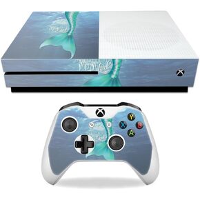 MightySkins Skin Compatible with Microsoft Xbox One S - Im Really A Mermaid | Protective, Durable, and Unique Vinyl Decal wrap Cover | Easy to Apply, Remove, and Change Styles | Made in The USA