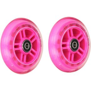 Razor PK A Scooter Series Wheels with Bearings (Set of 2) - Pink