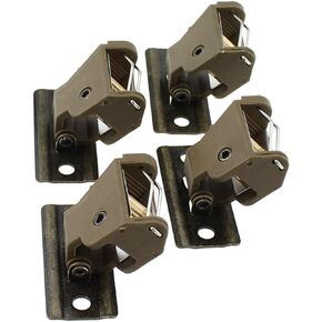 4PCS Roman Curtain Cord Lock Austrian Shade Curtain Lock Brown Cord Lock for Blinds and Roman Curtains