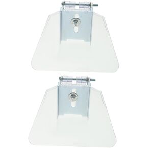 2pcs Guard Bench Buffer Bench Eye Cover Bench 8 Inch Bench Shield Bench 6 Inch Eye Guard Stainless Steel Accessories Protection
