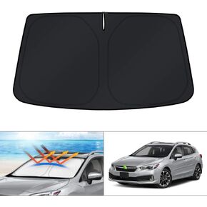 KUST Custom Fit Windshield Sun Shade for 2019-2023 Subaru Impreza (Doesn’t Fit with Eye Sight) Sunshade Window Sun Visor Protector Foldable Blocks UV Rays Keep Your Car Cooler
