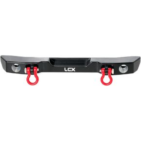 LCX Racing 1/24th RC Crawler Car Aluminum Front Bumper for Axial SCX24 Deadbolt JLU Wrangler C10 Gladiator, Upgrades Parts Accessories (Front Bumper)