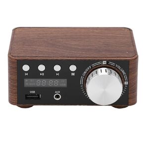 2 Channel Power Amplifier Mini 5.0 Power Amplifier Stereo HiFi Digital Amp 2 Channel 50W and 50W with USB Input 3.5mm Stereo Sound Input for Mobile Phones Computers Tablets