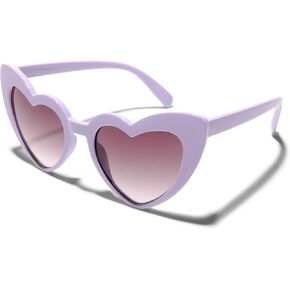 ShadyVEU Cute Heart Shaped Fashion UV400 Retro Fun Gradient Lens Party Toddler Kids Sunglasses