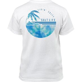 Salt Life Girls' Fade Out Youth Short Sleeve Classic Fit Shirt