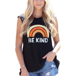 T-Shirts for Women,Rainbow Shirt Pride Round Neck T-Shirts Loose Blouse Tops Girl Graphic Casual Tees