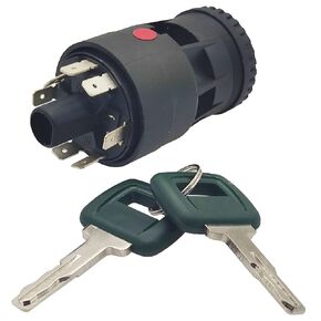 Ignition Key Switch 15082295 Compatible with Volvo L70 L70C L70D L70E L90 L90C L90C BM L90E T450D A25B A20C A30C A25D A25E A30D A30E A35C A35E A40E
