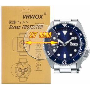 [ 3-Pcs For Universal Round Watch HD TPU Nano Screen Protector,Anti-Scratch, Anti-Fingerprint, Bubble Free 【27MM】 in Kuwait