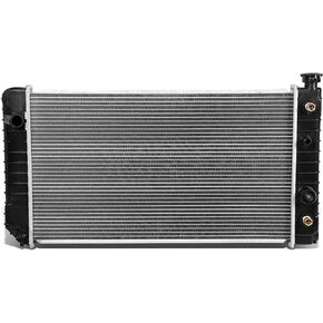 مشعاع ألومنيوم أساسي من DNA Motoring OEM-RA-2423 OE متوافق مع 99-14 Silverado/Sierra/Suburban 1500 2500، 34-1/16 بوصة عرض × 17-1/4 بوصة ارتفاع × 1 بوصة عمق، 1-5/ مدخل 16 بوصة، مخرج 1-9/16 بوصة