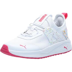 PUMA Pacer 23 Alternative Closure Sneaker, White Pink, 11.5 US Unisex little kid