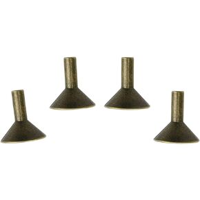 Haidong Metal Backflow Cones Core Incense Stick Racks Metal Filter Shaped Censer Holders 4PCS
