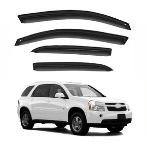 Smoke Sun/Rain Guards Window Visors Compatible with 2006-2009 Chevy Equinox/Pontiac Torrent Wind Deflector 94319