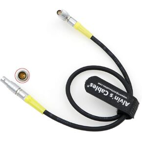 Alvin’s Cables ARRI UDM to RIA-1 Serial Cable for ARRI Alexa 35| RIA-1 Compatible with K2.0041172 Right Angle 4 Pin Female to Straight 4 Pin Male Cable 50cm|19.7inches