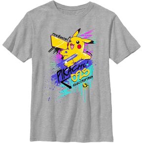 Pokemon Kids Electric 025 Boys Short Sleeve Tee Shirt