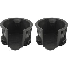 2pcs Center Console Cup Holder Insert Compatible with Land Rover Range Rover/Range Rover Sport / LR3 / LR4 LR021330