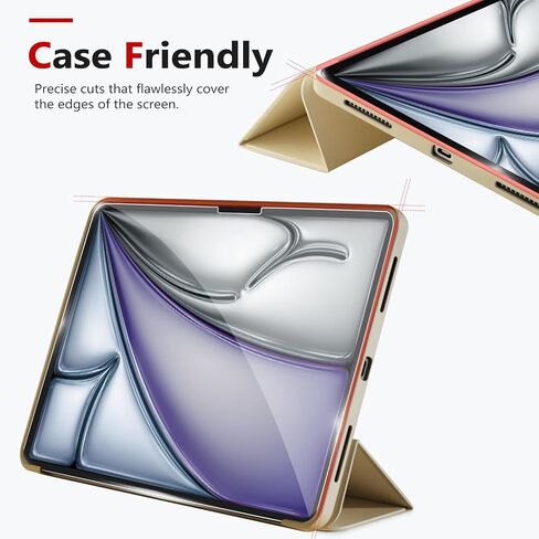 bersem Screen Protector Compatible with iPad Air 11 Inch 2024 (M2), Tempered Glass, Ultra Clear, Anti-Scratch, Case Friendly, EZ Kit, 1 Pack in Saudi Arabia