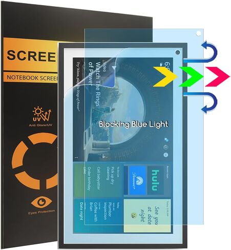 KEANBOLL (2-Pack) Anti Blue Light Screen Protector Designed for Echo Show 15,Eye Protection Anti Glare Screen Filter-Blocking Blue Light in Saudi Arabia