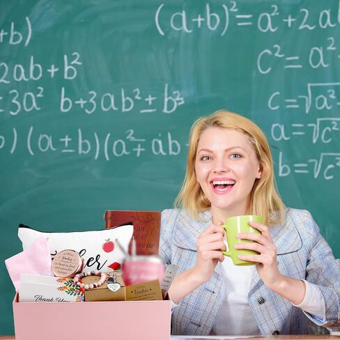 مجموعة هدايا تقدير المعلم، صندوق هدايا المعلم للنساء، هدايا شكر للمعلم، هدايا المعلم الفريدة بالجملة لأسبوع تقدير عيد ميلاد المعلم للتخرج in Saudi Arabia