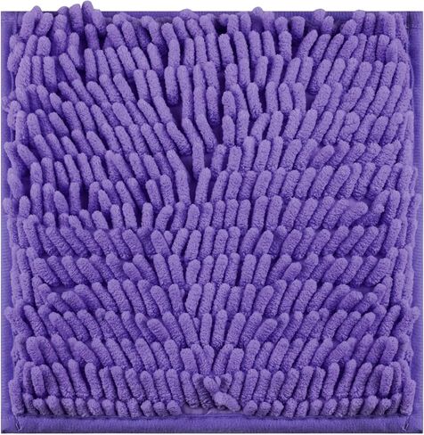 سجادة فراء مربعة مقاس 10 بوصات من شانيل أشعث لتزيين الخزانة وسجاد غير قابل للانزلاق وإكسسوارات خزانة للمدرسة للبنات، أسود in Kuwait